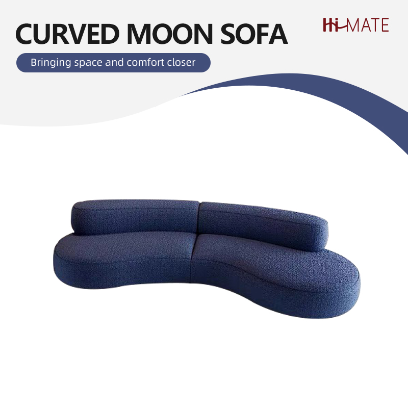  Curved moon sofa