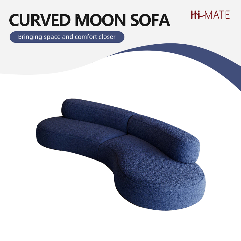  Curved moon sofa