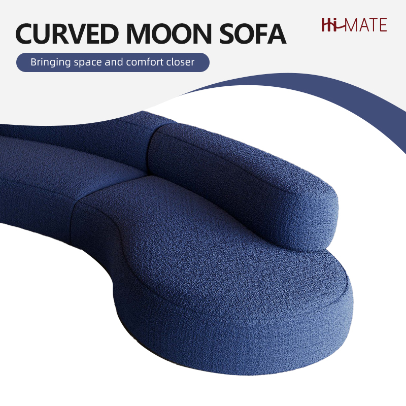  Curved moon sofa