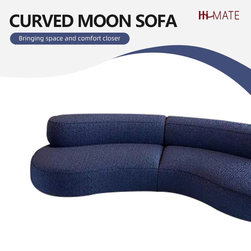  Curved moon sofa